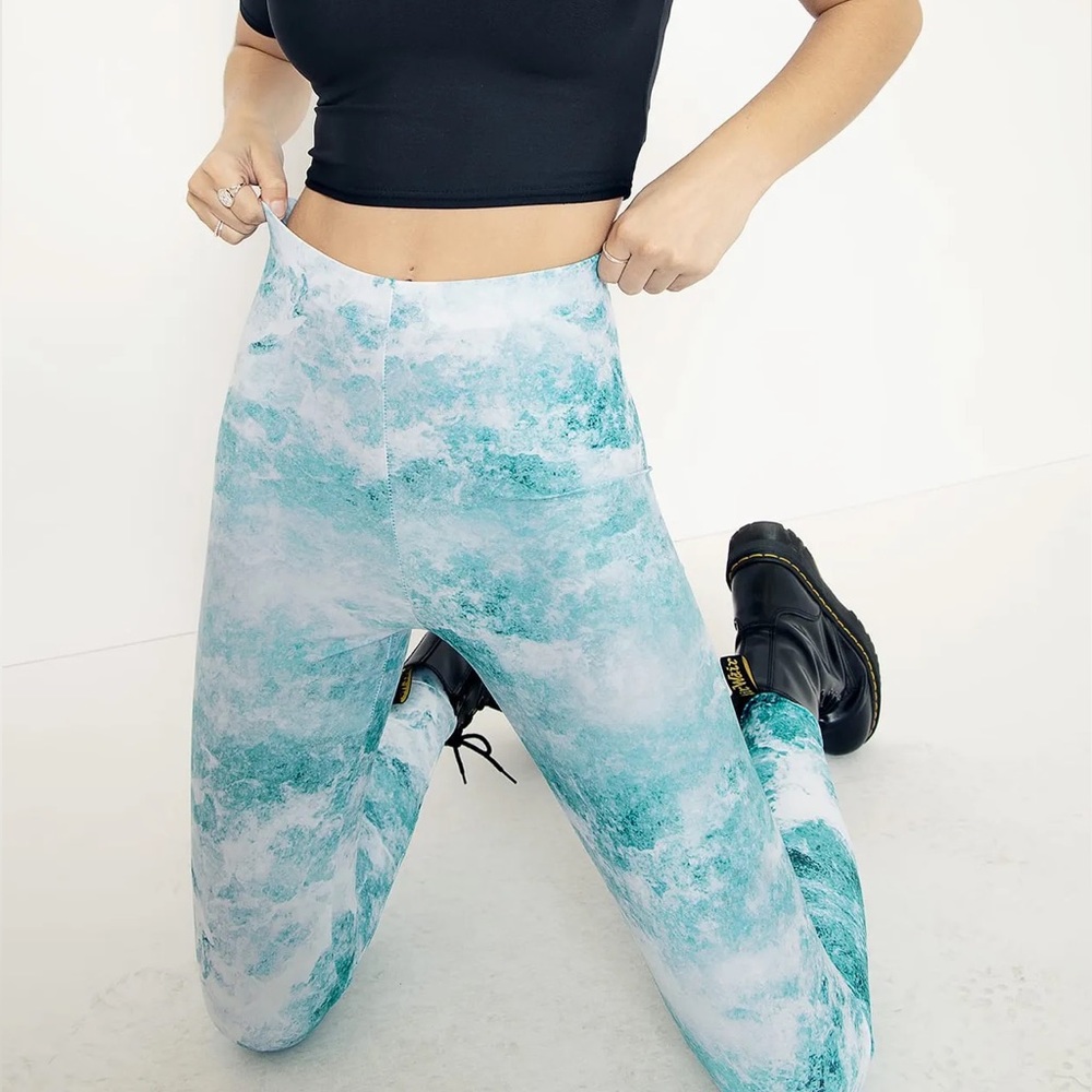 Blackmilk TROUBLED WATERS HWMF LEGGINGS - LIMITED